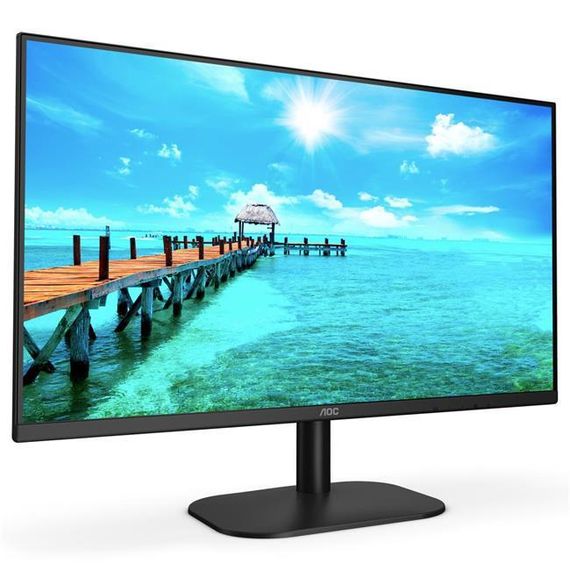 Aoc 24B2Xh/Eu Ips 23.8" 4Ms 75Mhz Vga Hdmi 1920X1080 Fhd Çerçevesiz Vesa Siyah