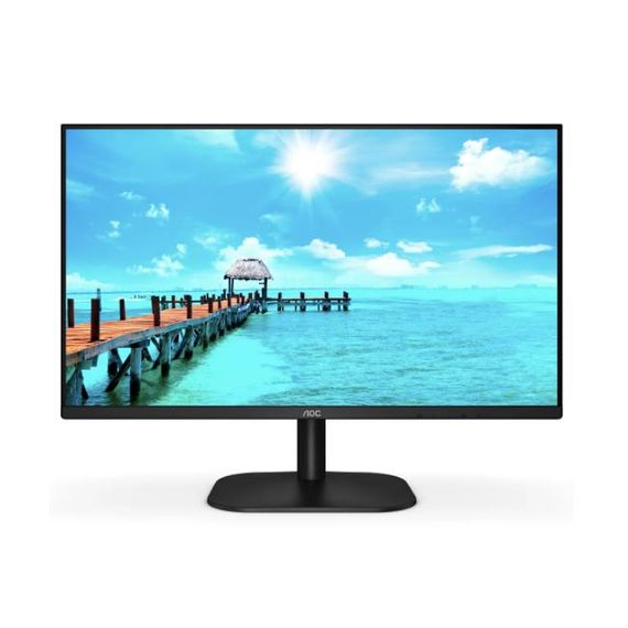 Aoc 24B2Xh/Eu Ips 23.8" 4Ms 75Mhz Vga Hdmi 1920X1080 Fhd Çerçevesiz Vesa Siyah