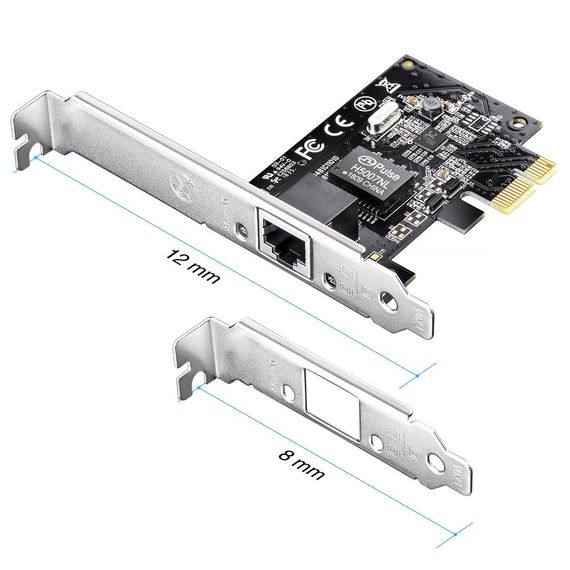 Ethernet-карта Cudy PE10 PCIe 10/100/1000 Мбит/с