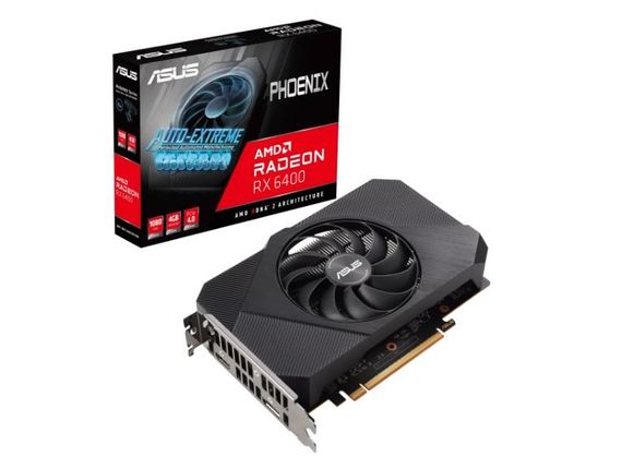 Asus Ph-Rx6400-4G 64 Bit Gddr6 4Gb Ekran Kartı - fotoğraf 1