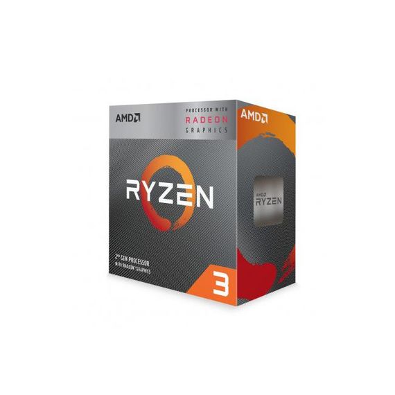 Процессор AMD RYZEN 3 3200G 4 ядра, 6MB кэш, VEGA 8, совместим с AM4, 65W, с кулером