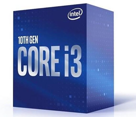 Процессор INTEL CORE i3 10100 4 ядра 6MB O/B UHD630 1200p 65W в упаковке с вентилятором