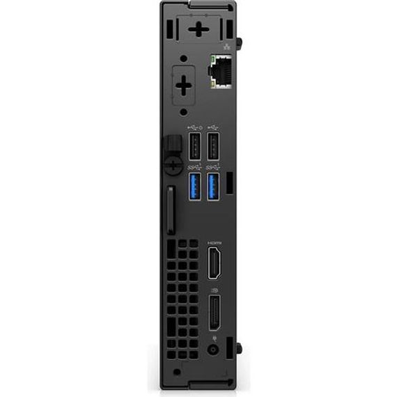 DELL Optiplex 3000-MFF Мини ПК, i3-12100T, 8 ГБ ОЗУ, 256 ГБ SSD, встроенная видеокарта, Wi-Fi, Bluetooth, Free Dos