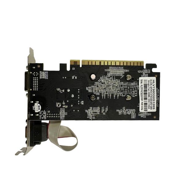 Відеокарта Hı-Level GeForce GT730 2ГБ DDR3 128-біт, 1xVGA, 1xHDMI, 1xDVI