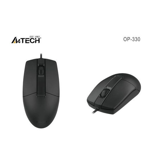 A4 Tech Op-330 Usb Siyah V-Track 1200 Dpı Kablolu Mouse - fotoğraf 1