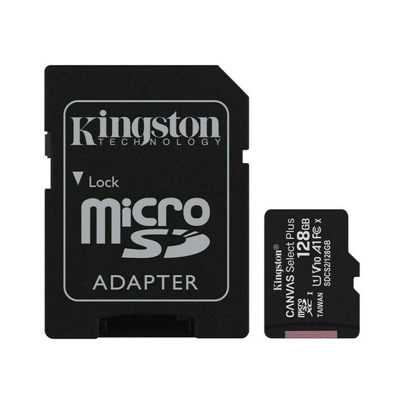 Карта памяти Kingston 128Гб MicroSD Class 10 SDCS2/128Гб для надежного хранения данных