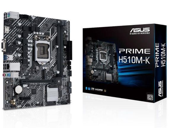 Asus Prime H510M-K Inte LGA1200 11.Nesil DDR4 3200MHz Vga-Hdmi M2 microATX Anakart