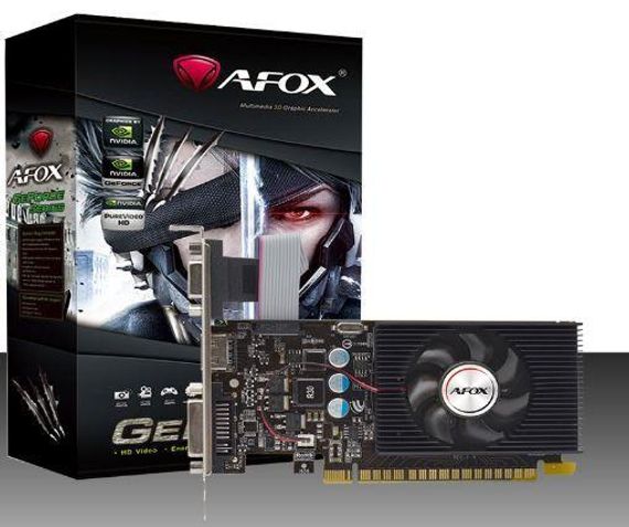 Графічна карта Afox Geforce AF730-2048D3L6 GT730 LP 2 ГБ DDR3 з 1 x VGA, 1 x HDMI, 1 x DVI, активне охолодження, низький профіль