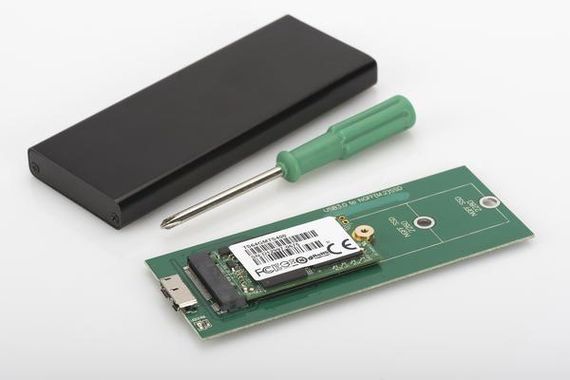 DA-71111 Digitus M.2 SATA SSD için Harici Kutu, Bağlantı arayüzü USB 3.0, Alüminyum, vidalı montaj özelliği (M-SATA) - photo 2