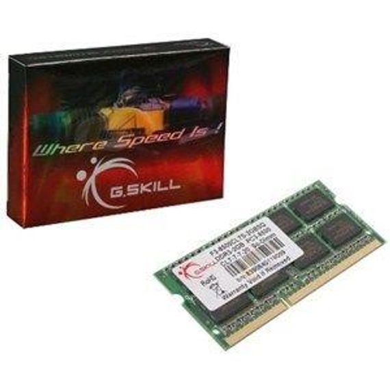 Оперативна пам'ять Gskill Value DDR3-1333Mhz CL9 4GB SO-DIMM для ноутбуків, швидка та надійна пам'ять для підвищення продуктивності