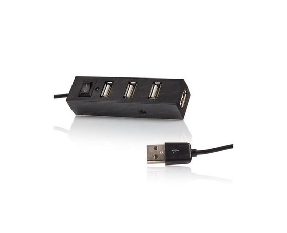 USB-хаб Dark Dk-Ac-Usb241 4 порти USB 2.0 з вимикачем для зручного використання