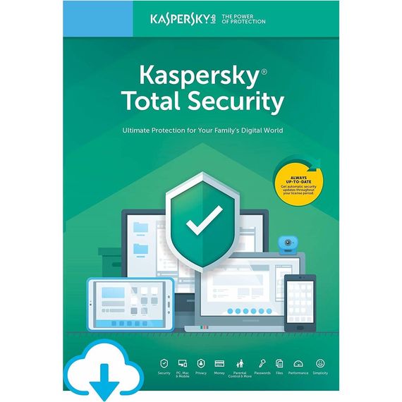 Kaspersky Total Security на 1 пользователя на 1 год