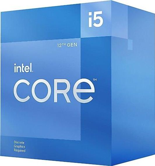 Процесор INTEL CORE i5 12400F 6 ядер, 18MB кеш, 1700p, 65W, Голий, з кулером