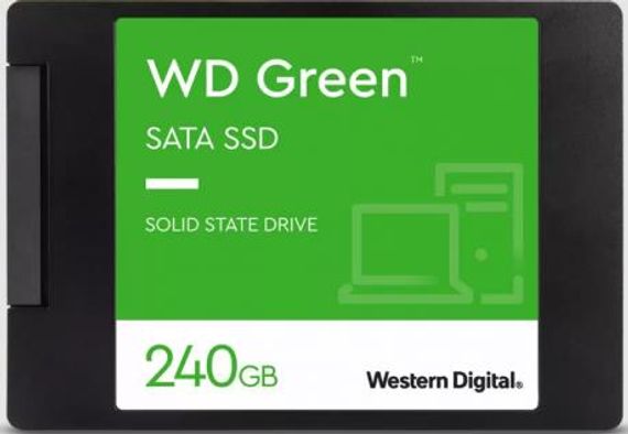 Wd 240GB Green 2.5 545MB-S 3D Nand WDS240G3G0A Harddisk