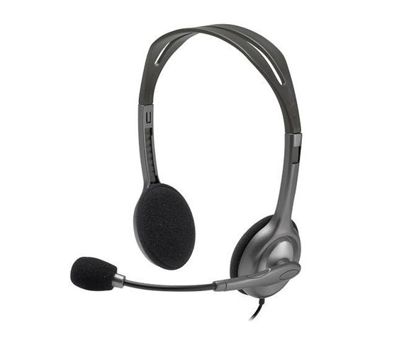 Logitech H111 Mic. Kulaklık Tek Jak 981-000593 Siyah