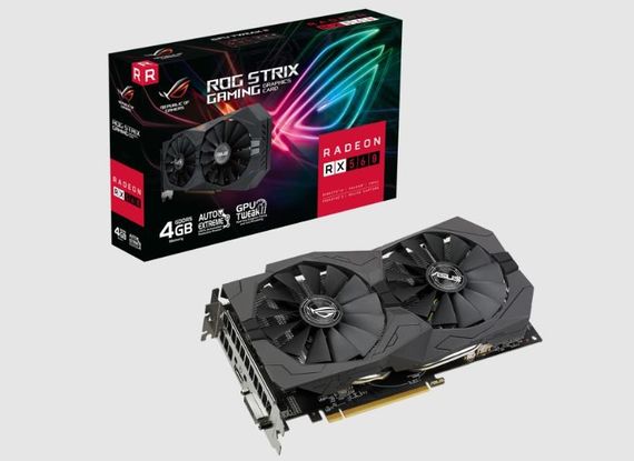 Відеокарта Asus ROG Strix RX560 4Гб GDDR5 128Біт для ігор - фото 1