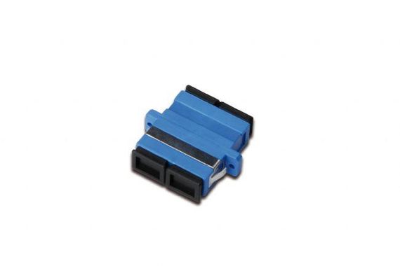 DN-96003-1 Digitus SC-SC Coupler, Singlemode, Seramik, Metal, Duplex, Plastik, Mavi Renk