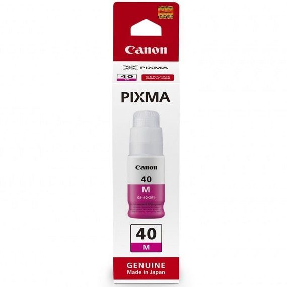 Canon GI-40M Magenta Kırmızı Şişe Mürekkep G6040-G5040