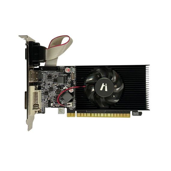 Видеокарта Hı-Level HLV210D31G64S 1ГБ GeForce GT210 DDR3 64бит HDMI DVI VGA 16X