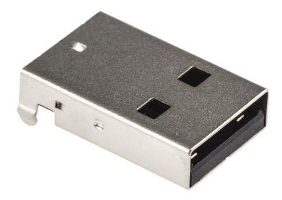 Assmann A-Usb A-Lp-C Dik Açılı Smt Tipi A Usb Dişi Konnektör  (Right Angle Smt Type A Usb Connector Plug)