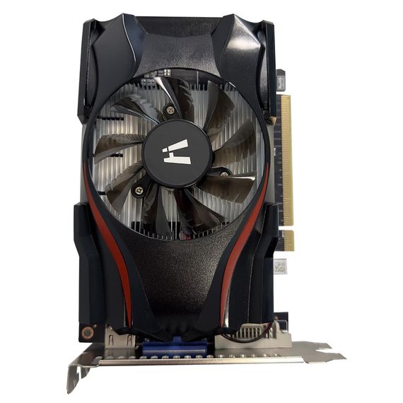 Hi-Level 4GB RX550 (128Bit) GDDR5 HDMI DVI VGA Single Fan VGA - صورة 2