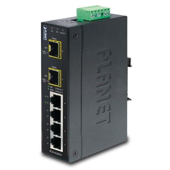 Planet Pl-Igs-620Tf Endüstriyel Tip Yönetilemeyen Ethernet Switch