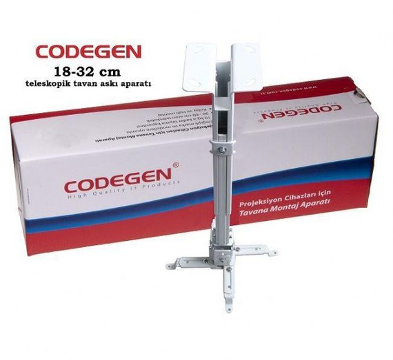 CODEGEN (H18)TELESKOPİK 18-32CM PROJEKSİYON ASKI APARATI