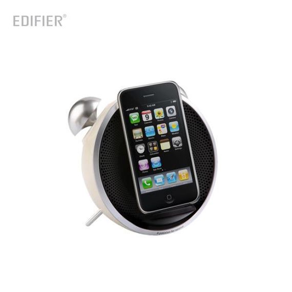 Аудиоколонка Edifier Image Series If230W Tick-Tock Dock 9W с FM-радио для iPod, белая