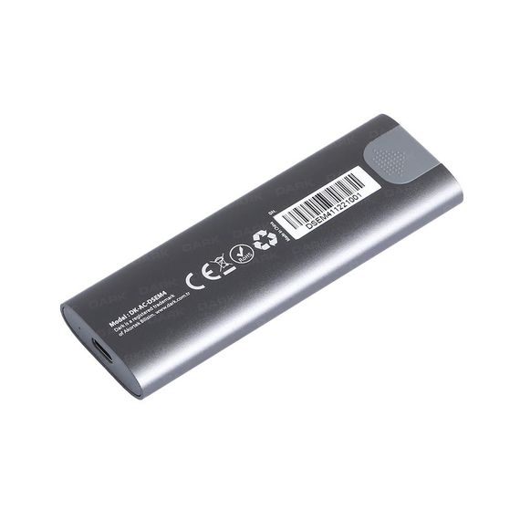 Коробка для диска Dark USB Type C - M.2 NVMe DK-AC-DSEM4 с алюминевым корпусом, USB 3.0 и 10 Гбит/с для высокопроизводительных M.2 дисков - фото 3