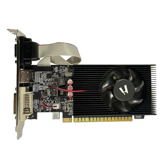 Видеокарта Hı-Level GeForce GT730 4ГБ DDR3 128бит, 1xVGA, 1xHDMI, 1xDVI