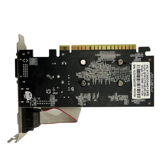 Видеокарта Hı-Level GeForce GT730 4ГБ DDR3 128бит, 1xVGA, 1xHDMI, 1xDVI