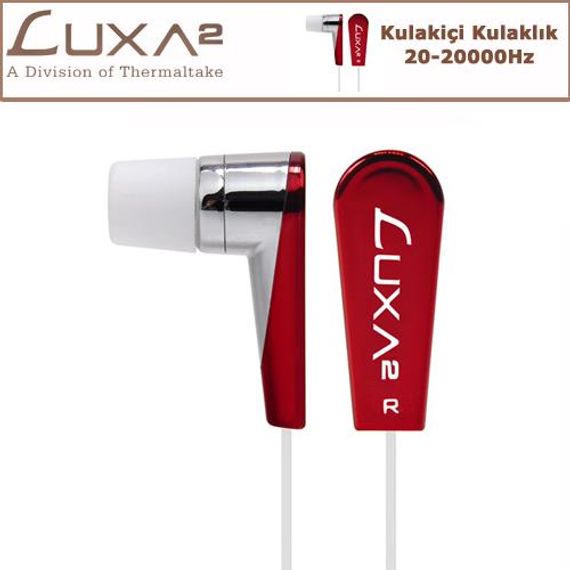 LUXA2 F2 Kulak İçi Kulaklık - Kırmızı LHA0010