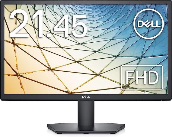 Монитор Dell 21.5" SE2222H, 8 мс, FHD, VGA, HDMI, черный, LED