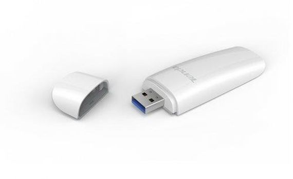 Адаптер Tenda U12 1200 Мбіт/с, двохдіапазонний, USB 3.0, Wi-Fi 400+867 Мбіт/с, стандарт IEEE 802.11ac, розміри 93.8 x 30.2 x 13.4 мм - фото 3