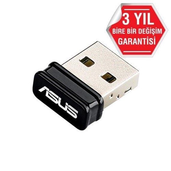 Asus USB-N10 NANO 150Mbps Kablosuz USB Adaptör