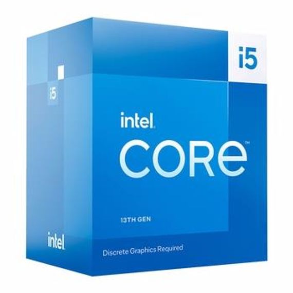 Процессор Intel i5 13400F 4.60 ГГц, коробка с кулером, без видеокарты, высокопроизводительный для игр и рабочих задач