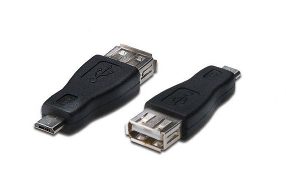 AK-300507-000-S USB Adaptörü, micro B Erkek - USB A Dişi, USB 2.0 uyumlu