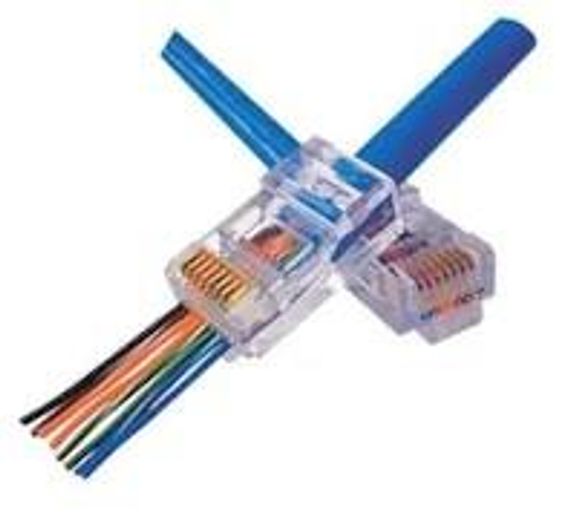 BN-MP6-EASY Kolay Tak CAT6 Konektörü, 3U&lt;br&gt;Easy Plug CAT6 Connector 3U