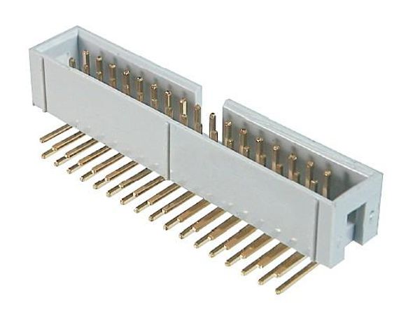 Assmann AWHW 14A-0503 Pcb Konnektör 14 Pin Erkek Kilitsiz 90 Derece