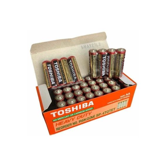 Акумулятори Toshiba 40 штук AA типу Гречанка