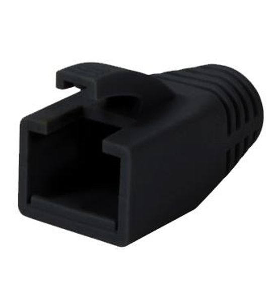 Чехол Beek Bn-Boot-Cat6A/Bl для RJ45, черный, для категории 7 (Cat. 7), защита от повреждений и износа