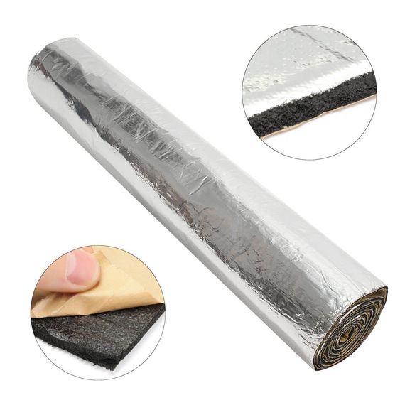 Aluminum Reinforced Auto Sound Insulation Material 6mm 1 m x 2 m