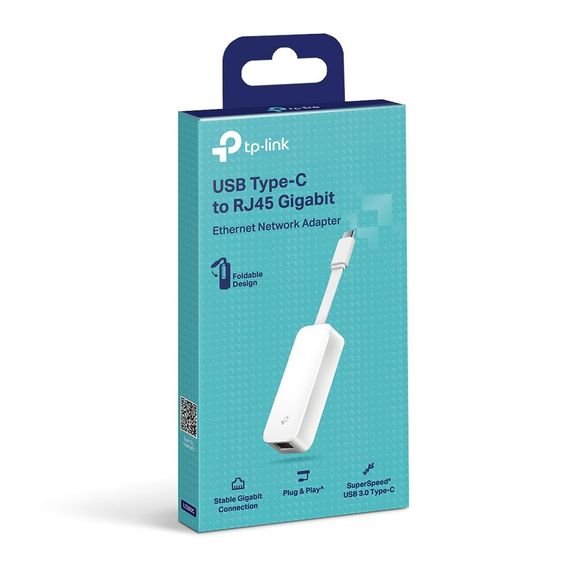 Адаптер TP-Link UE300C Type-C Gigabit для мережі, USB 3.0, 10/100/1000Mbps, сумісний з Windows, Mac, Chrome, Linux - фото 3