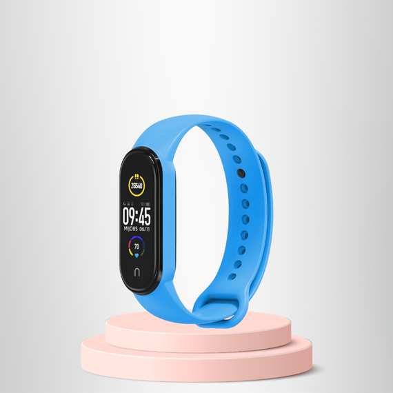 Силіконовий браслет для Mi Band 3-4, водонепроникний, м'який та гладкий, підходить для будь-якої зап'ястя, стійкий до вигинів та ламання