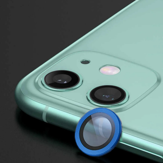 Apple Iphone 11  Uyumlu Kamera Koruyucu Lens MAVİ