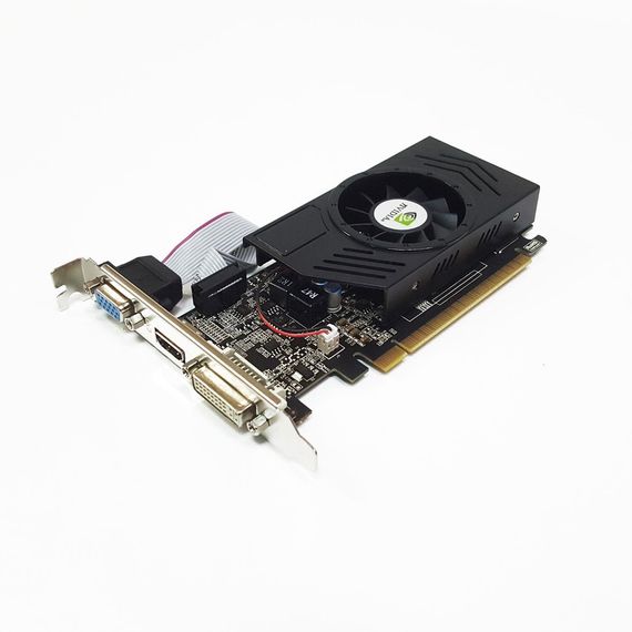 Графічна карта Quadro GT730-4GD3L, 4 ГБ, 128 біт, DDR3, 16x HDMI, DVI, VGA, низькопрофільна