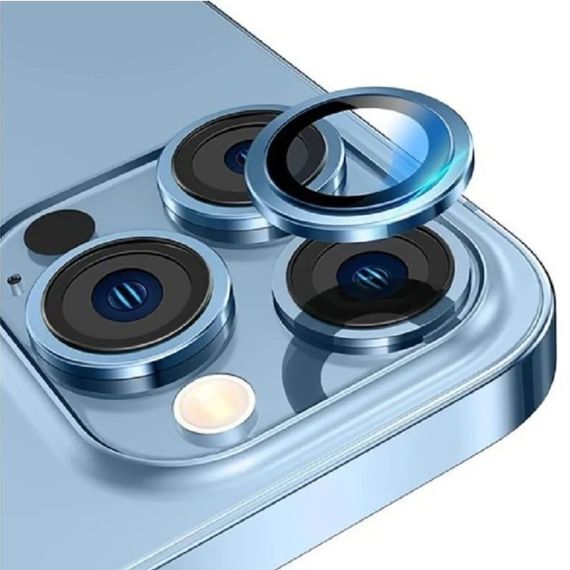 Apple Iphone 14  Uyumlu Kamera Koruyucu Lens SİERRA BLUE