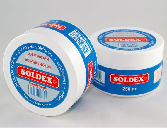 Паста для пайки Soldex 100 г, високоактивна, забезпечує чисте та надійне з'єднання для електроніки та складних металів