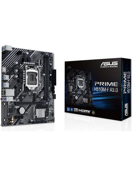 Материнская плата Asus Prime H510M-F R3.0 Intel H470 LGA1200 DDR4 с поддержкой DDR4 для высокопроизводительных систем - фото 1