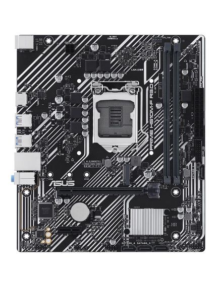 Материнская плата Asus Prime H510M-F R3.0 Intel H470 LGA1200 DDR4 с поддержкой DDR4 для высокопроизводительных систем - фото 2